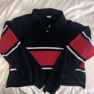 Brandy Melville long sleeve polo shirt.